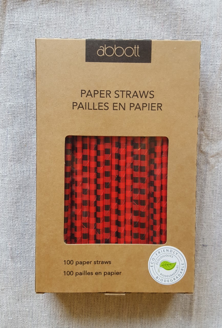 Winter Paper Straws 